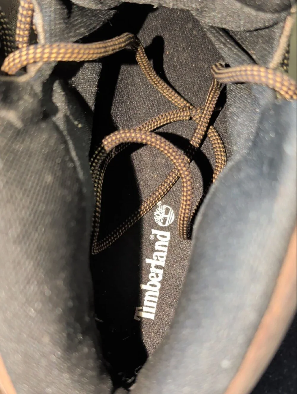 Men's Timberland Brown/Green Boots - Rugged Outdoor Work Shoe